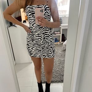 Animal Print Mini Dress